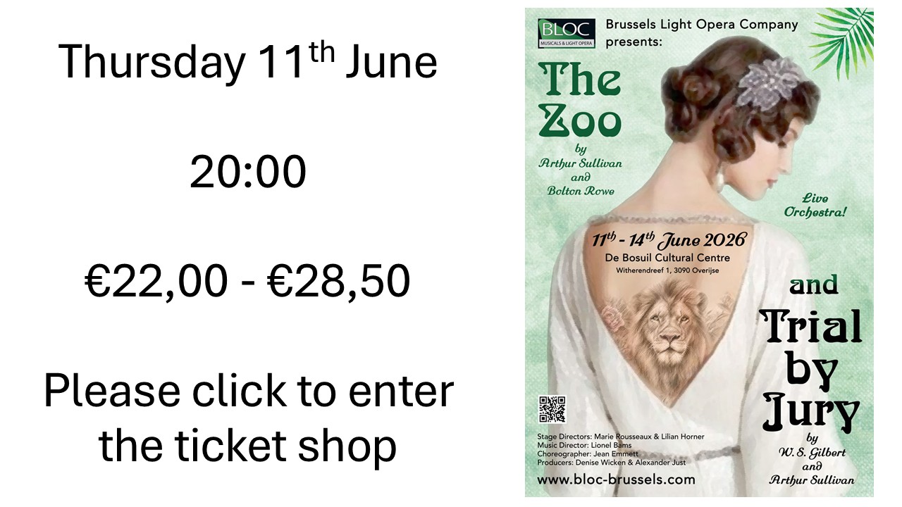 The Zoo & Trial by Jury (Premiere) - verfügbare Tickets